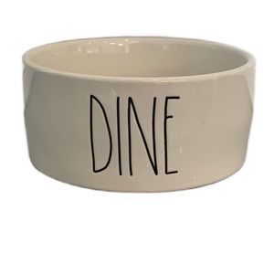 Rae Dunn ~ “Dine” Pet Food Bowl